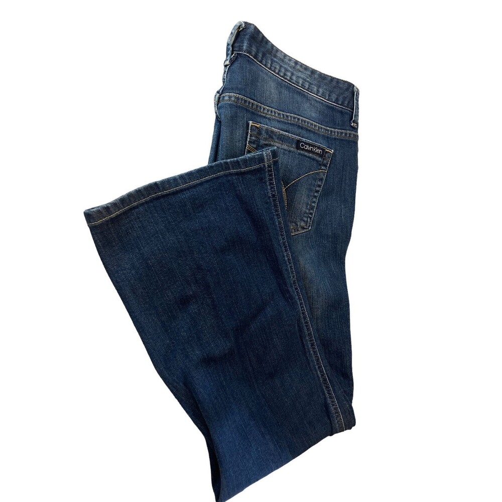 Calvin Klein Jeans Ultimate Boot Cut Regular Stretch Women's Size 32 X 14 - Picture 2 of 14